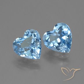 Shop natural 5.54ct Bleu Suisse Topaze gems, Cœur, from Brésil at GemSelect. In stock, global shipping!