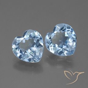 Shop natural 5.83ct Bleu ciel Topaze gems, Cœur, from Brésil at GemSelect. In stock, global shipping!