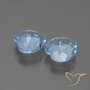Shop natural 5.83ct Bleu ciel Topaze gems, Cœur, from Brésil at GemSelect. In stock, global shipping!