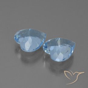 Shop natural 5.73ct Bleu ciel Topaze gems, Cœur, from Brésil at GemSelect. In stock, global shipping!