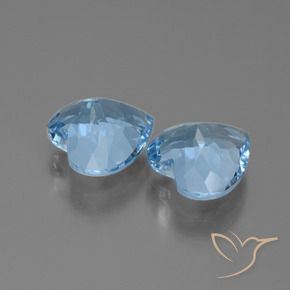Shop natural 6.00ct Bleu Suisse Topaze gems, Cœur, from Brésil at GemSelect. In stock, global shipping!