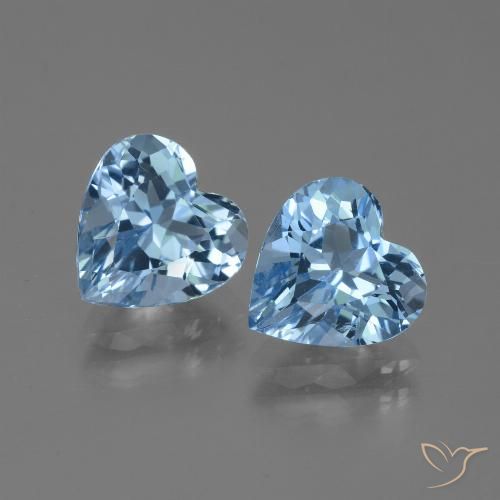 Shop natural 5.71ct Bleu Suisse Topaze gems, Cœur, from Brésil at GemSelect. In stock, global shipping!