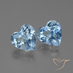 Shop natural 5.71ct Bleu Suisse Topaze gems, Cœur, from Brésil at GemSelect. In stock, global shipping!