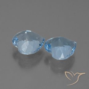 Shop natural 5.71ct Bleu Suisse Topaze gems, Cœur, from Brésil at GemSelect. In stock, global shipping!