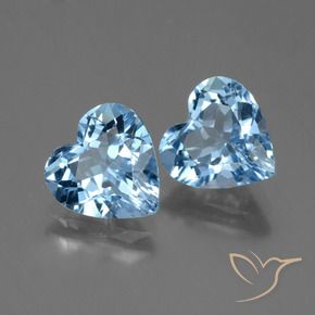 Shop natural 5.43ct Bleu Suisse Topaze gems, Cœur, from Brésil at GemSelect. In stock, global shipping!