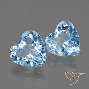 Shop natural 5.86ct Bleu ciel Topaze gems, Cœur, from Brésil at GemSelect. In stock, global shipping!