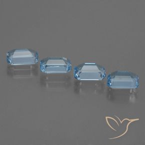 Shop natural 4.56ct Bleu Suisse Topaze gems, Octogone / coupe Émeraude, from Brésil at GemSelect. In stock, global shipping!