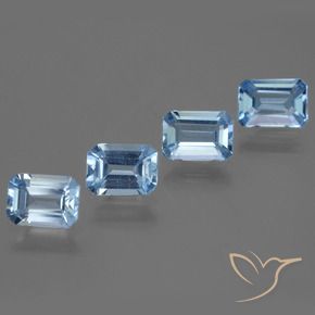 Shop natural 4.70ct Bleu Suisse Topaze gems, Octogone / coupe Émeraude, from Brésil at GemSelect. In stock, global shipping!