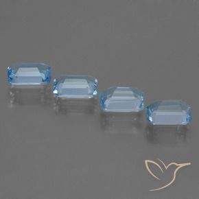 Shop natural 4.70ct Bleu Suisse Topaze gems, Octogone / coupe Émeraude, from Brésil at GemSelect. In stock, global shipping!
