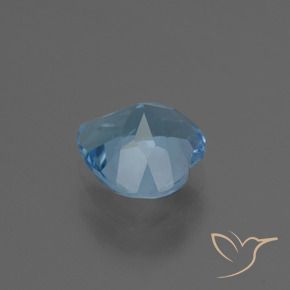 Topaze Bleu Suisse naturelle Cœur, 3.14 ct, VVS
