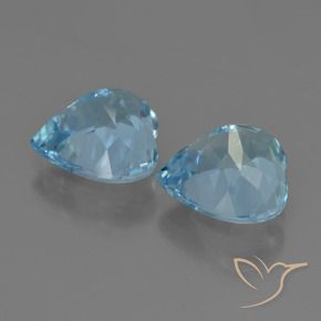 Shop natural 8.65ct Bleu Suisse Topaze gems, Cœur, from Brésil at GemSelect. In stock, global shipping!