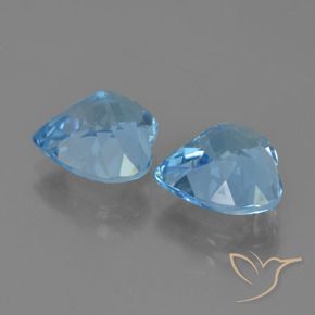 Shop natural 8.42ct Bleu Suisse Topaze gems, Cœur, from Brésil at GemSelect. In stock, global shipping!