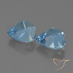 Shop natural 8.43ct Bleu Suisse Topaze gems, Cœur, from Brésil at GemSelect. In stock, global shipping!