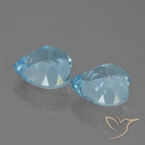 Shop natural 8.81ct Bleu ciel Topaze gems, Cœur, from Brésil at GemSelect. In stock, global shipping!