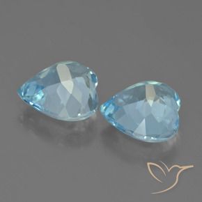 Shop natural 8.03ct Bleu ciel Topaze gems, Cœur, from Brésil at GemSelect. In stock, global shipping!