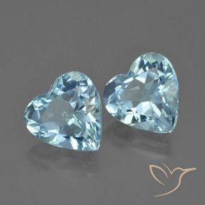 Shop natural 8.21ct Bleu ciel Topaze gems, Cœur, from Brésil at GemSelect. In stock, global shipping!