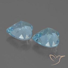 Shop natural 8.21ct Bleu ciel Topaze gems, Cœur, from Brésil at GemSelect. In stock, global shipping!