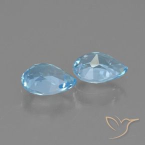 Shop natural 1.71ct Bleu ciel Topaze gems, En forme de poire, from Brésil at GemSelect. In stock, global shipping!