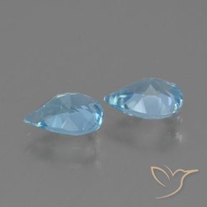 Shop natural 1.49ct Bleu ciel Topaze gems, En forme de poire, from Brésil at GemSelect. In stock, global shipping!