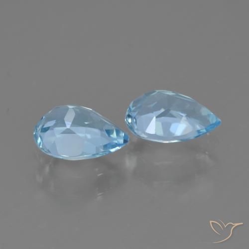 Shop natural 1.85ct Bleu ciel Topaze gems, En forme de poire, from Brésil at GemSelect. In stock, global shipping!