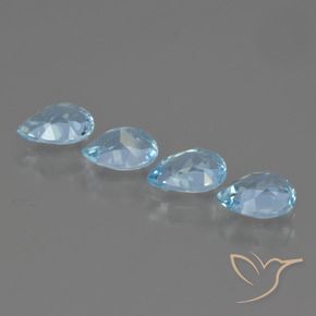 Shop natural 3.24ct Bleu ciel Topaze gems, En forme de poire, from Brésil at GemSelect. In stock, global shipping!