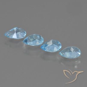 Shop natural 3.09ct Bleu Suisse Topaze gems, En forme de poire, from Brésil at GemSelect. In stock, global shipping!