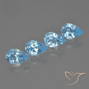 Shop natural 2.89ct Bleu ciel Topaze gems, En forme de poire, from Brésil at GemSelect. In stock, global shipping!