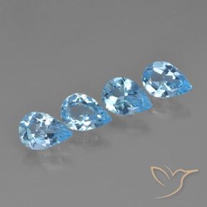 Shop natural 2.71ct Bleu ciel Topaze gems, En forme de poire, from Brésil at GemSelect. In stock, global shipping!