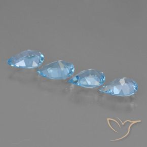 Shop natural 2.71ct Bleu ciel Topaze gems, En forme de poire, from Brésil at GemSelect. In stock, global shipping!