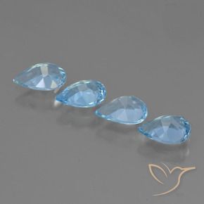 Shop natural 2.75ct Bleu ciel Topaze gems, En forme de poire, from Brésil at GemSelect. In stock, global shipping!