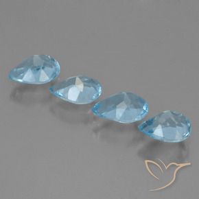 Shop natural 3.30ct Bleu ciel Topaze gems, En forme de poire, from Brésil at GemSelect. In stock, global shipping!