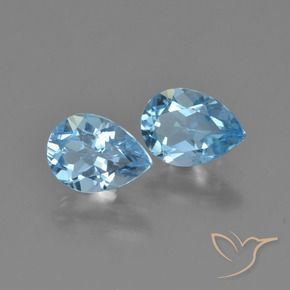 Shop natural 1.81ct Bleu ciel Topaze gems, En forme de poire, from Brésil at GemSelect. In stock, global shipping!