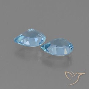 Shop natural 1.81ct Bleu ciel Topaze gems, En forme de poire, from Brésil at GemSelect. In stock, global shipping!
