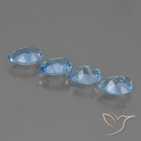 Shop natural 3.31ct Bleu ciel Topaze gems, En forme de poire, from Brésil at GemSelect. In stock, global shipping!