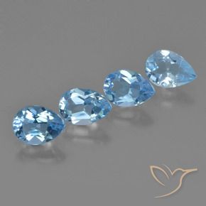Shop natural 3.14ct Bleu ciel Topaze gems, En forme de poire, from Brésil at GemSelect. In stock, global shipping!