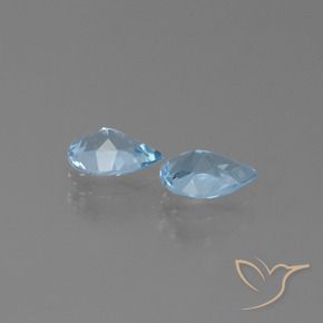 Shop natural 1.41ct Bleu ciel Topaze gems, En forme de poire, from Brésil at GemSelect. In stock, global shipping!