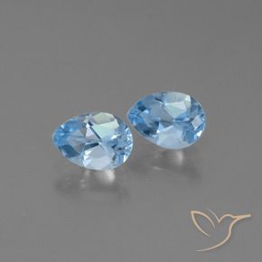 Shop natural 1.61ct Bleu ciel Topaze gems, En forme de poire, from Brésil at GemSelect. In stock, global shipping!