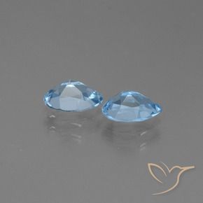 Shop natural 1.61ct Bleu ciel Topaze gems, En forme de poire, from Brésil at GemSelect. In stock, global shipping!