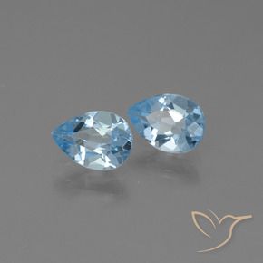 Shop natural 1.64ct Bleu ciel Topaze gems, En forme de poire, from Brésil at GemSelect. In stock, global shipping!