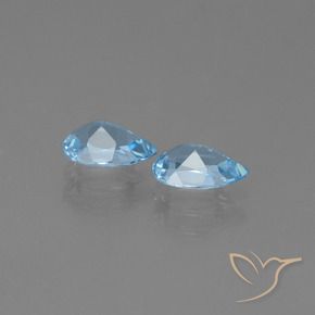 Shop natural 1.64ct Bleu ciel Topaze gems, En forme de poire, from Brésil at GemSelect. In stock, global shipping!