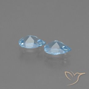 Shop natural 1.60ct Bleu ciel Topaze gems, En forme de poire, from Brésil at GemSelect. In stock, global shipping!
