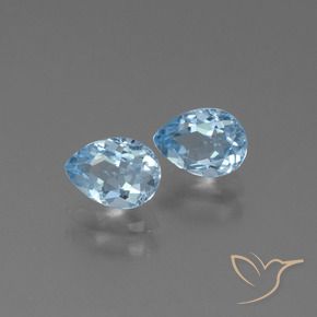 Shop natural 1.81ct Bleu ciel Topaze gems, En forme de poire, from Brésil at GemSelect. In stock, global shipping!