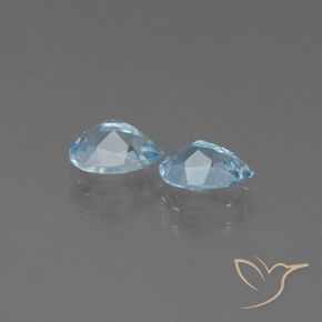 Shop natural 1.65ct Bleu ciel Topaze gems, En forme de poire, from Brésil at GemSelect. In stock, global shipping!