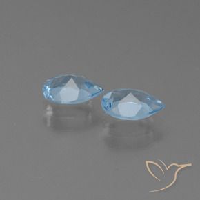 Shop natural 1.65ct Bleu ciel Topaze gems, En forme de poire, from Brésil at GemSelect. In stock, global shipping!