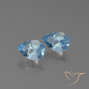 Shop natural 1.80ct Bleu ciel Topaze gems, En forme de poire, from Brésil at GemSelect. In stock, global shipping!