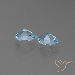 Shop natural 1.69ct Bleu ciel Topaze gems, En forme de poire, from Brésil at GemSelect. In stock, global shipping!