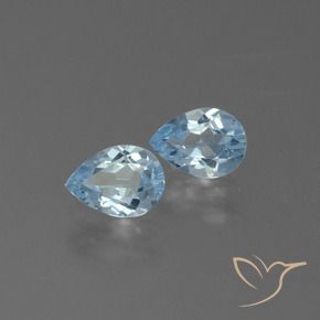 Shop natural 1.62ct Bleu ciel Topaze gems, En forme de poire, from Brésil at GemSelect. In stock, global shipping!