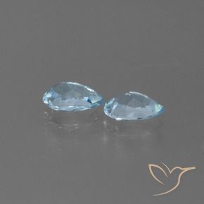 Shop natural 1.62ct Bleu ciel Topaze gems, En forme de poire, from Brésil at GemSelect. In stock, global shipping!