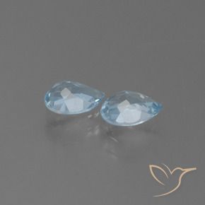 Shop natural 1.75ct Bleu ciel Topaze gems, En forme de poire, from Brésil at GemSelect. In stock, global shipping!