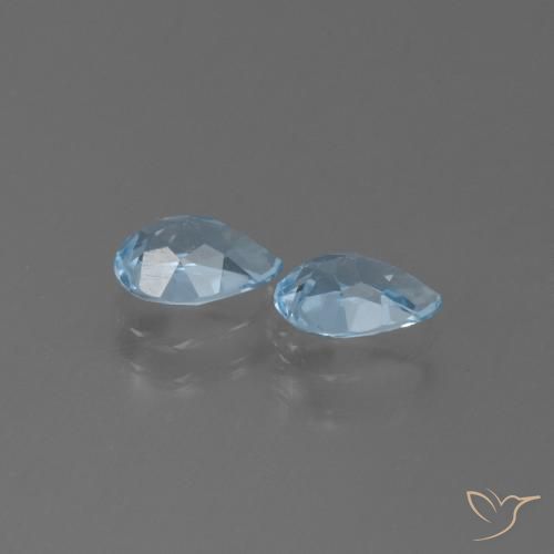 Shop natural 1.68ct Bleu ciel Topaze gems, En forme de poire, from Brésil at GemSelect. In stock, global shipping!